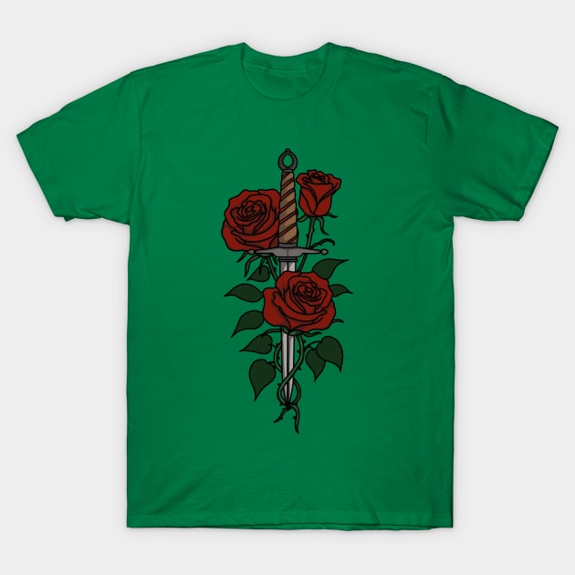 Flower on the Knife T-Shirt by RiyanRizqi